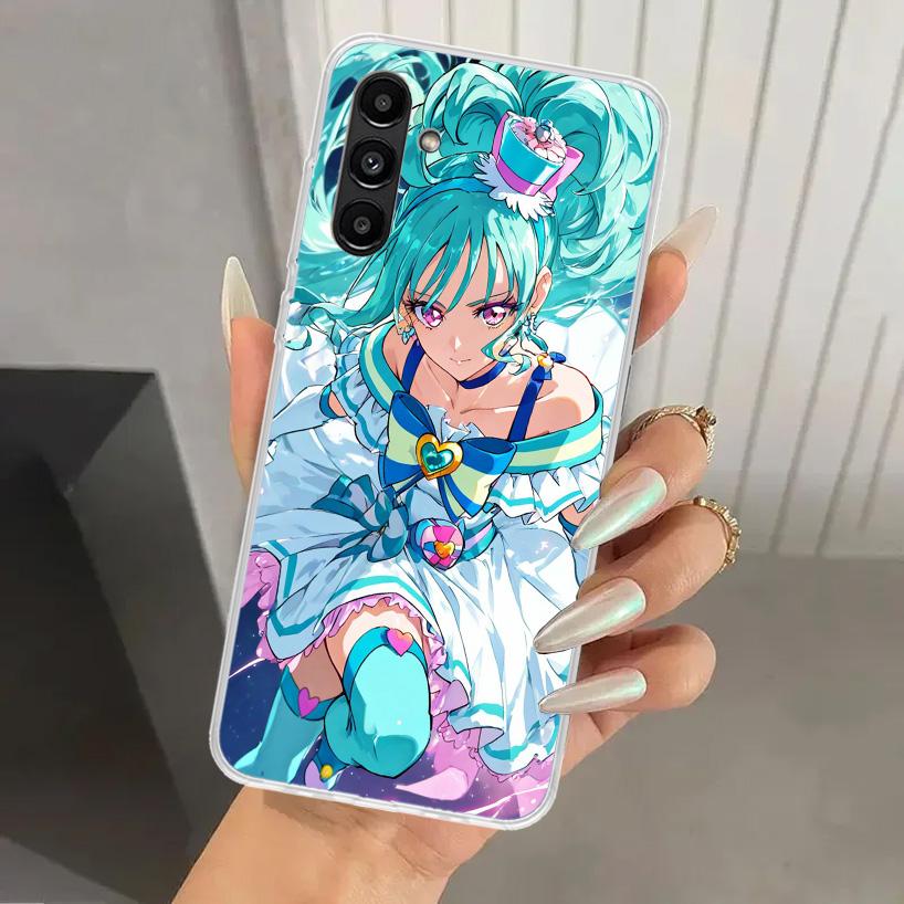 Чехол для телефона Pretty Cure Anime для Samsung Galaxy A17 A16 A37 A26 A36 A57 A56 A15 A25 A35 A55 A14 A24 A34 A54 A13 A23 A33 A53 Gala