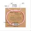 Breast Cancers Awareness Hope Bracelet for Women Pink Ribbon Charm Braided Rope Wrist Wrap Bangle Handmade Jewelry Gift