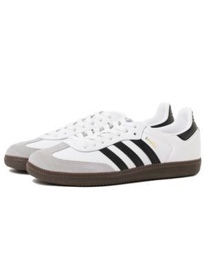 Женская обувь Adidas SAMBA OG Campus Размер 24, Белый/Основной черный/Светло-серый,