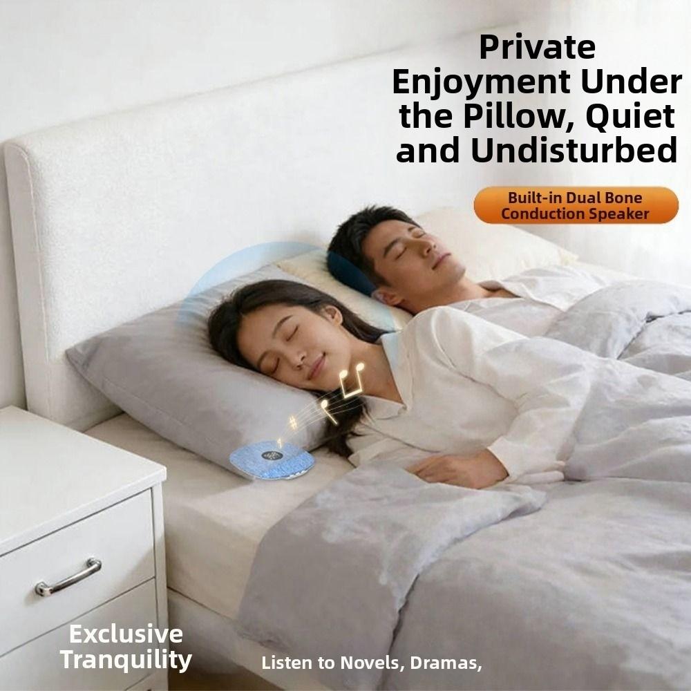 Sleep Aid Under Pillow Bluetooth Speaker Bluetooth 5.4 Sound Machine Personal Relaxation