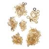 540PCS Brass Wire Lugs Assortment Set Electric Cable Ring Lugs with Storage Box M3 M4 M5 M6 M8 M10
