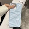 Роскошный 3D чехол с текстурой морщин для iPhone 16 15 14 Plus Pro Max 12 11 13, однотонный, с волнистым узором, из мягкого силикона, эстетичная накладка