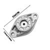Upper Suspension Mount Assembly for Rear Shock Service, Cast Aluminum Housing with Rubber Insert, Ref 31323230 31323227 31323228 Replacement Part,