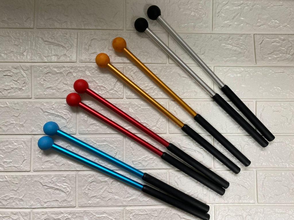 Heavy-Duty Electronic Drumstick Stand with Multicolored and Wrist-Opening Practice Sticks