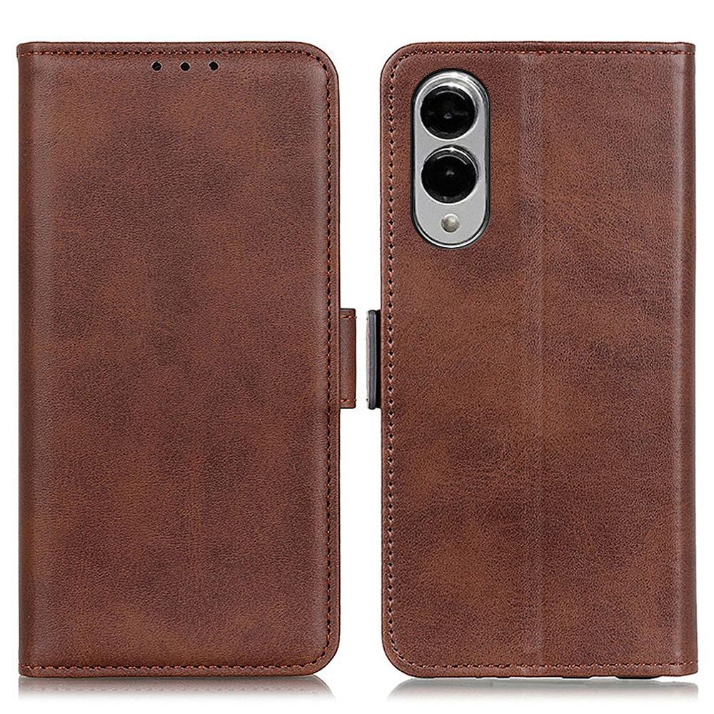 Чехол-книжка для Samsung Galaxy S25 Edge, подставка, текстура коровьей кожи, ПУ кожа, чехол для телефона