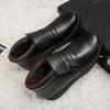 Cotton Shoes Cotton Shoes Winter Warm Piled Thickened Winter Shoes Casual Cotton Shoes Business Dress High Top Cotton Leather Shoes
