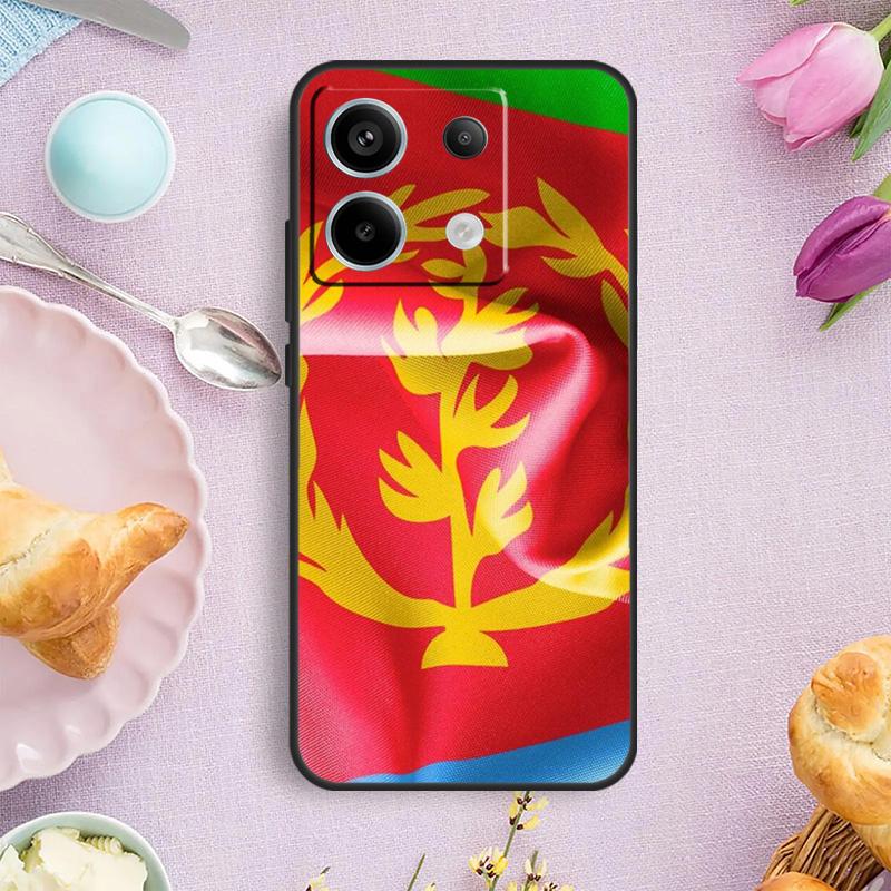 Eritrea Flag Case For Xiaomi Redmi Note 15 Pro Plus 10 11 12 13 14 Pro Cover For Redmi 14C 15C 12C 10C 13C
