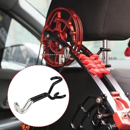 Bow Buddy Vehicle Mount Adjustable Compound Bow Holder for Car Headrest Universal Headrest Rod Hanger for Hunting & Outdoor Travel
