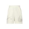 Solid Color Logo Print Elastic Waist Shorts Men Bottoms White DD5998-133