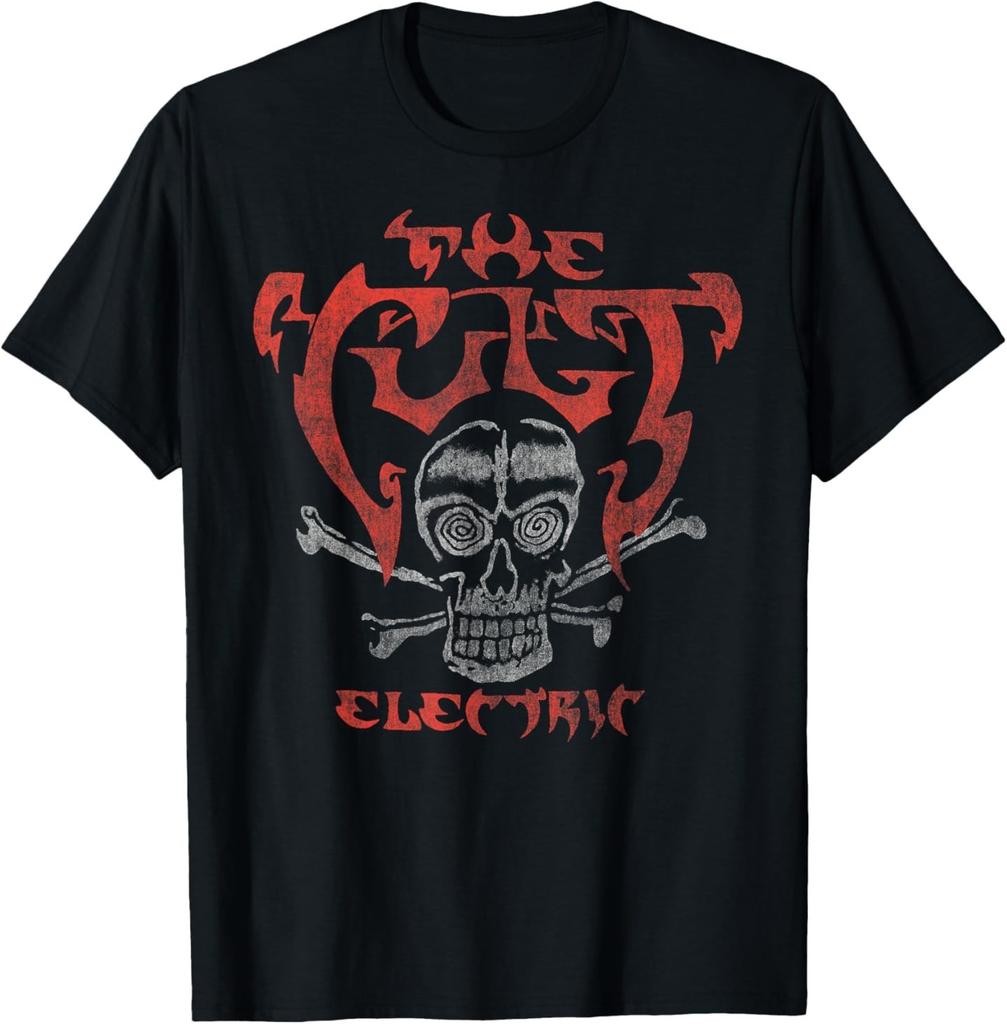 The Cult – Винтажная футболка с электрическим черепом