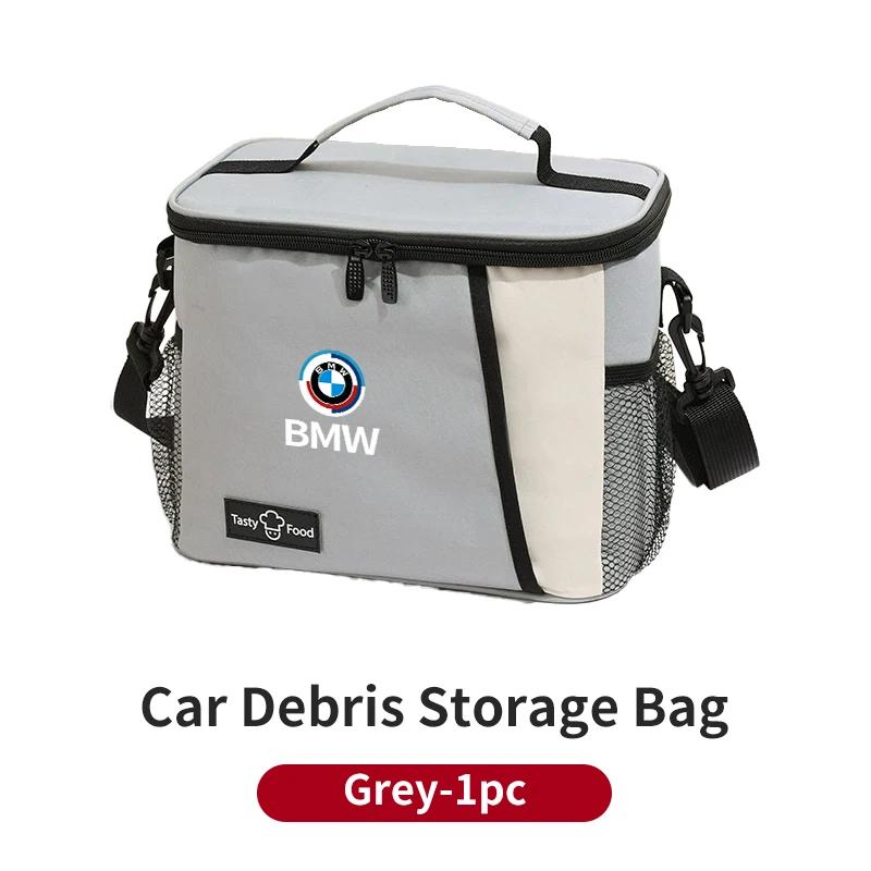 PBRL6 2025 Hot Car Logo Bento Box Organiser Single Shoulder Waterproof Lunch Storage Bag For BMW E46 E90 E60 F30 F10 E39 E36 F20 E87 E
