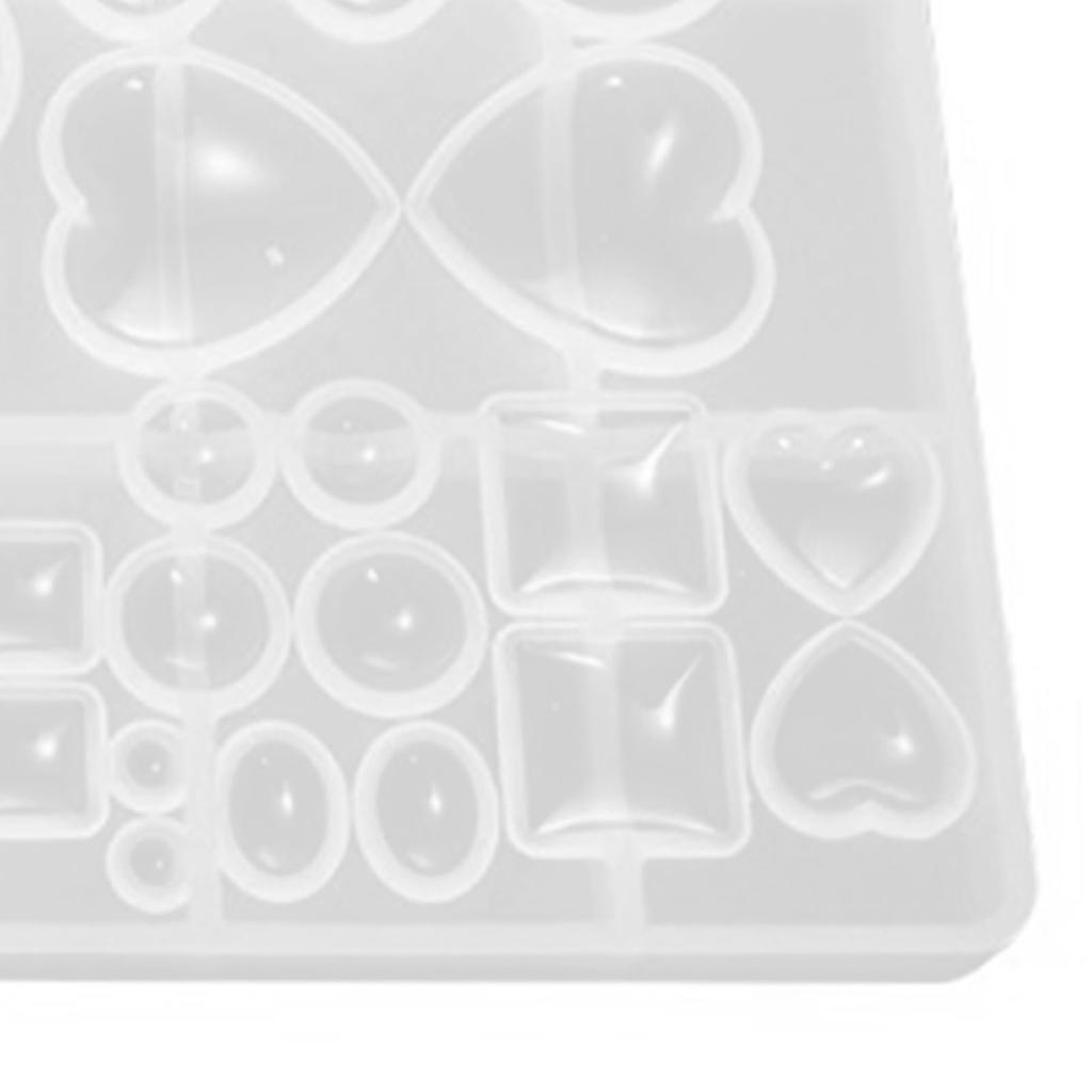 Stone Resin Mold Various Shape Eco Friendly Flexible Easy Demoulding Reusable Jewelry Silicone Mold