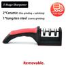 4-stage Knife Sharpener Camping Professional Sharpening Tools Diamond Coated Kitchen Blade Knives Accessories Dining Bar Home