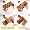 Puzzle Box 6 Pack Wooden Secret Puzzle Box With Hidden Compartment 3D Brain