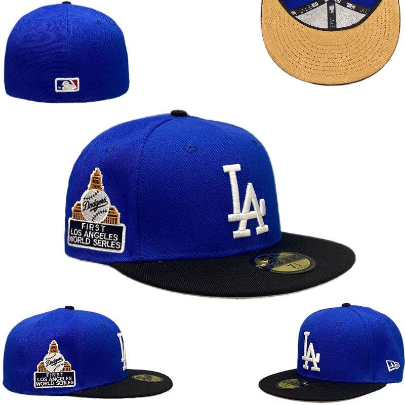 2024 Новая импортная LA Dodgers Мужская и женская NY Бейсбольная команда Полностью герметичная Бейсболка Молодежная Уличные танцы Широкополая Размерная Кепка