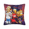 Pillow Case Funny SSimpsons The Scream Parody Custom  Pillow Cover For Wedding Party Home Decor Vintage Pillowcases