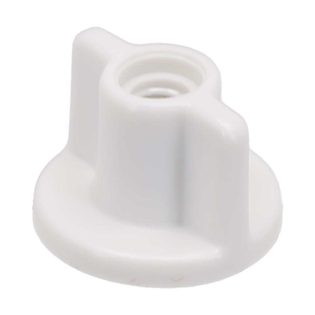 Пластиковая гайка-барашек 6 мм, сменная, для нижней части сиденья унитаза - 2 шт., белая, крепежная гайка, совместима с винтами 6 мм, размер 2,5 см