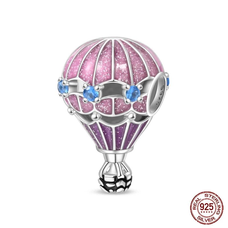 Медные Шармы-Подвески для Путешествий на Воздушном Шаре, Подходят для Оригинального Браслета, Камера, Шарм Эйфелева Башня, DIY Ювелирные Изделия