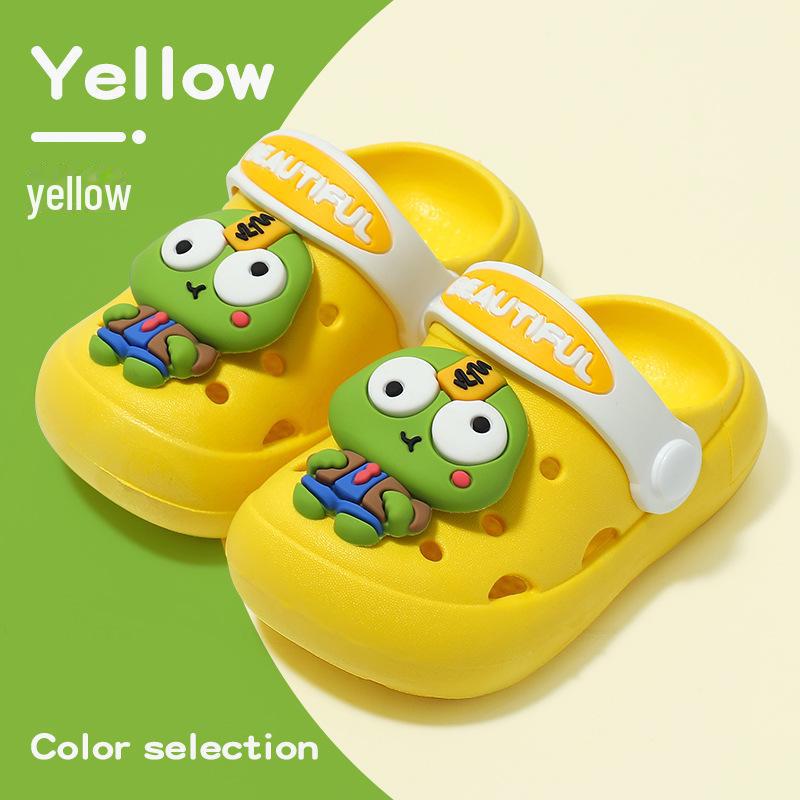 Детская обувь с дырочками с героями мультфильмов: Мягкие, нескользящие тапочки для мальчиков и девочек