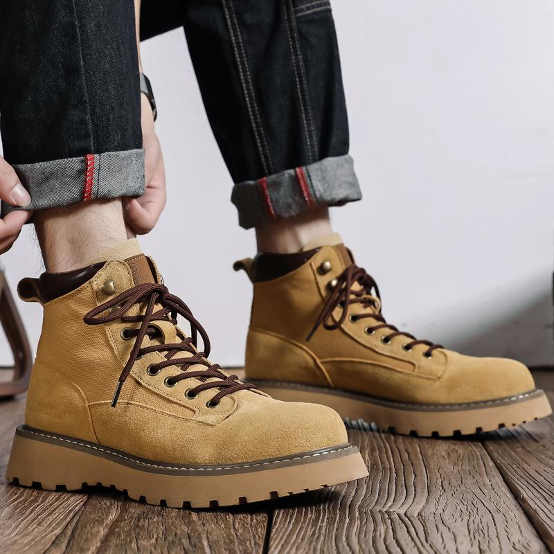 Martin boots tooling shoes autumn and winter platform tooling rhubarb boots