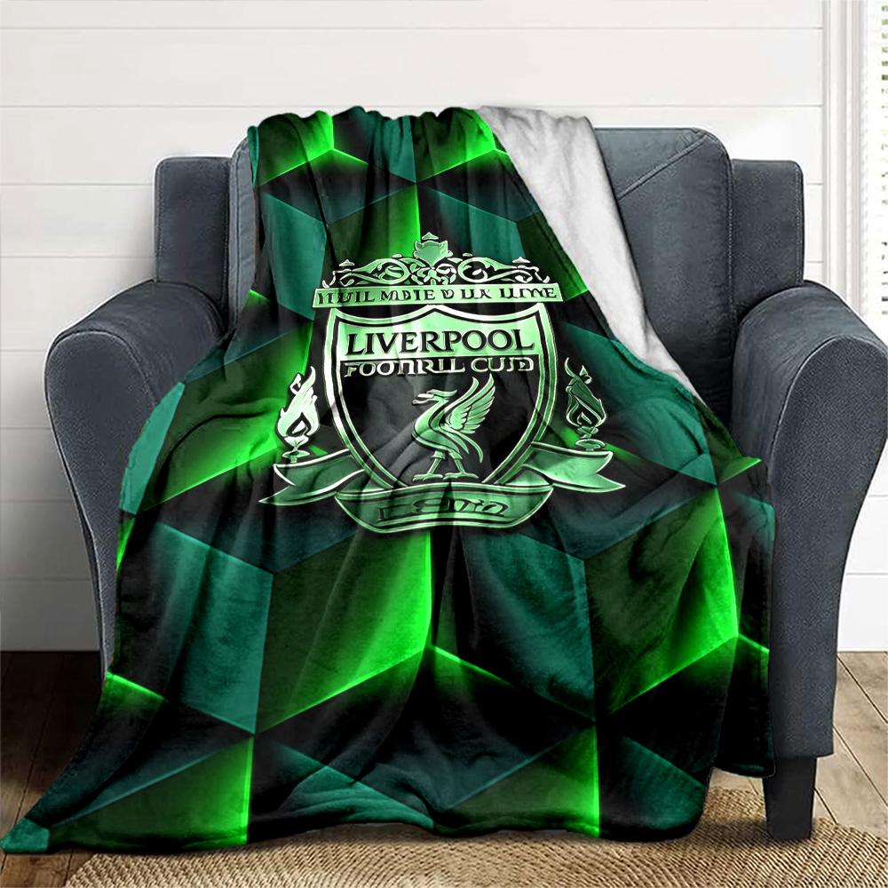Liverpool Fc Logo Blanket Warmthful Decor Great For Office Sofa Bedding For All Occasions Playful Design Ideal Gift For Friends Family Couples Picnic