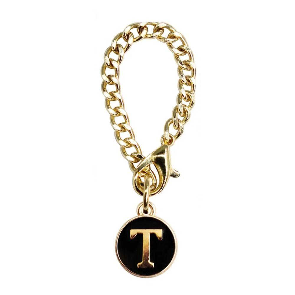 Белый/Черный Цепочка-ручка для чашки для воды Персонализированный Шарм-ручка Креативный Шарм с буквой для чашки Чашки