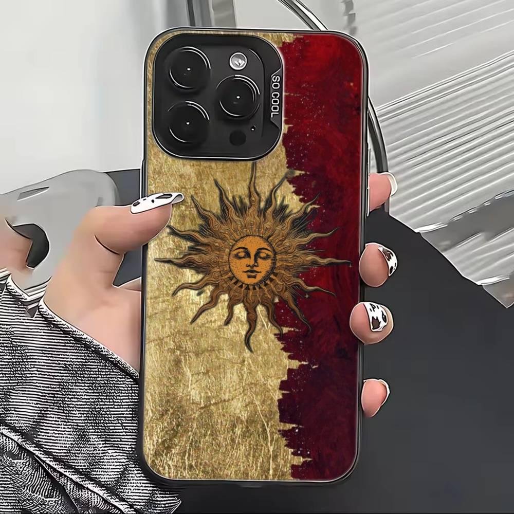 R-Renaissance art Painting Phone Case For iPhone 17,16,15,14,13,12,11 Plus,Pro Max,XS,Colored Silver Plated Inside Cover