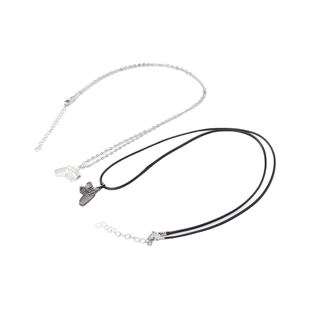 2pcs Exquisite Matching Controller Necklaces Magnetic Pendants Necklace Valentine s Day Necklace