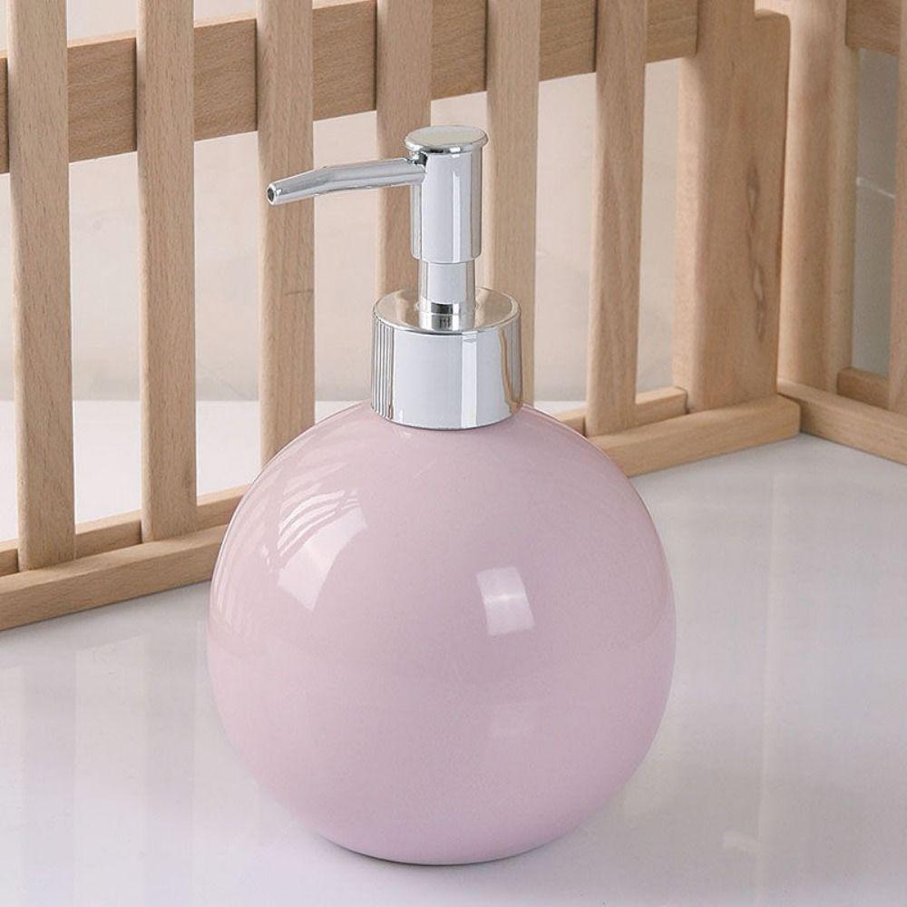 Press Type Hand Sanitizer Dispenser Portable Bath Lotion Pump Jar Bathroom