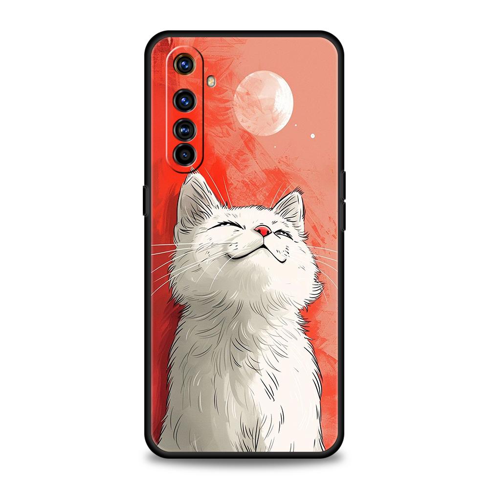 Чехол для телефона «Повседневная жизнь милых кошек» Для Realme 13 12 11 10 9 8 5G 7 C25 C35 GT5 GT3 GT2 Pro Plus Для Realme GT Neo 2 3 3T 5 Чехол