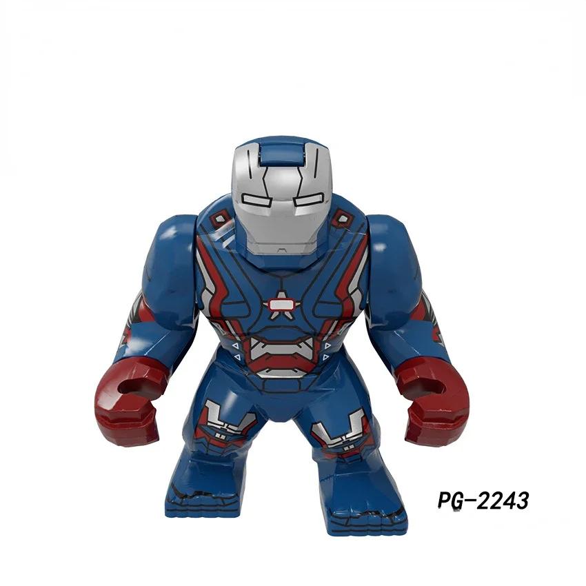 Action Figure: Marvel Mini Block Figurine Superhero Series Iron Man Spider Man Combination Block Children's Puzzle Toy Gift
