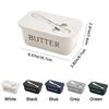 Rectangular Butter Storage Box Plastic Cheese Dish Multi-functional Butter Container  Refrigerator