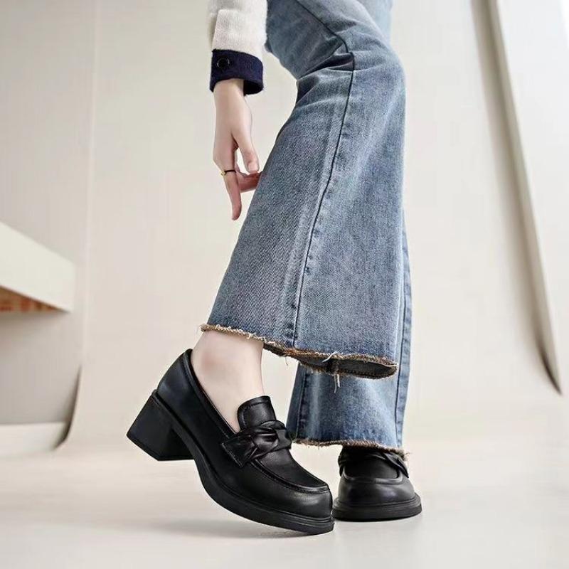 Fashion 2025 New Ladies Shoes Slip-on Women's High Heels Fashion Round Toe Office and Career Hot Sale Best Seller Comfortable High Heels