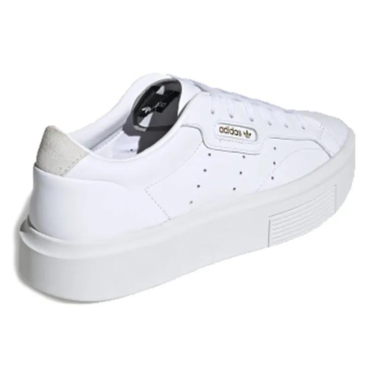 adidas Womens Sleek Super 'Footwear White' (women's sizes) Footwear White / Crystal White / Core Black Skate Shoes EF8858