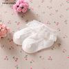 0 To 6 Yrs Cotton Eyelet Flower Socks Toddler Baby Child Girls Ruffle Lace Ankle Cotton Dress Socks Princess Summer