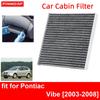 CF10374 CP374 Car Cabin Air Filter for Pontiac Vibe 2003-2008 Auto Filters Carbon Fiber