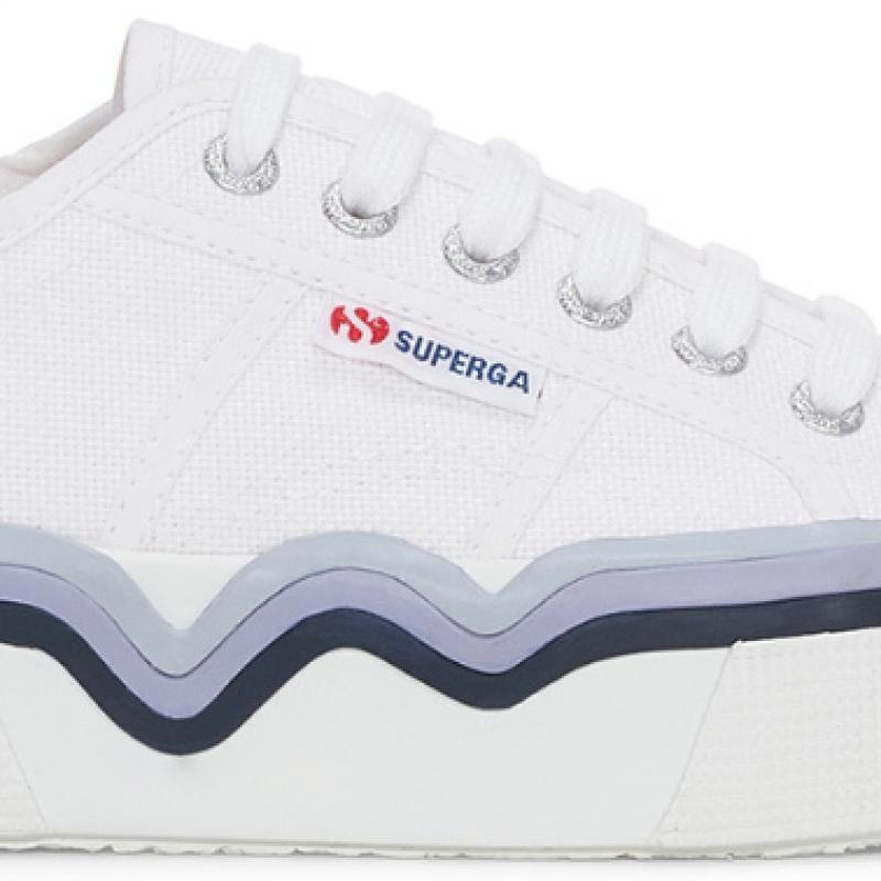 Superga S4128swatq Superga 2740 Liquophy Strips White
