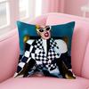 Bold Rap American Sexy Cool Singer CCardi B Cushion Cover Pillow Case Soft Skin Friendly Fabric  Concealed Zipper
