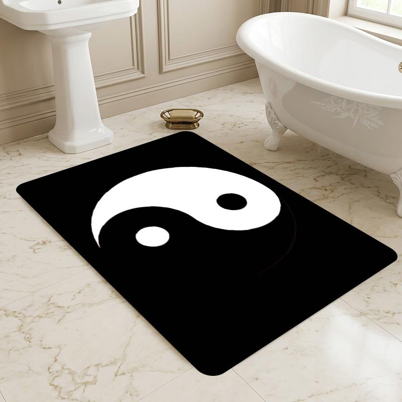 Yin Yang Living Room Nonslip Area Rug Soft Carpet For Bedroom Game Playroom Sofa Office Home Decor Doormat Christmas Gift C9301828