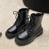 Fashion Women's New Autumn Winter Thick Sole with Plush Insulation Casual Fashionable Short Boots Comfortable Winter Cotton Boots