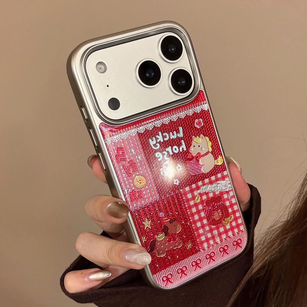 Милый Чехол с Пони для iPhone 16, iPhone 17, iPhone 17 Pro Max