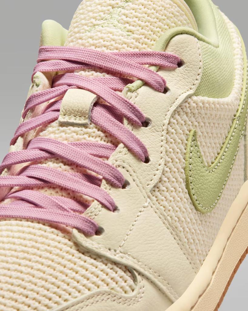 II0569-100 Nike Air Jordan 1 Low Sail/Olive Aura (Женский)