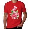 Watercolor bouquet of dahlia and calla lily flowers T-Shirt blacks edition funny t shirts