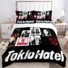 Tokio Hotel 3D Печать рок-группы всесезонный пододеяльник Постельное белье Мягкий пододеяльник и наволочки Single_Double_Queen_King
