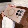 For Xiaomi 15 Pro Case Compatible with MagSafe Frosted PC Phone Cover with Camera Lens Protector
