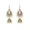 Rhinestone Bell Tassel Earrings: Exotic Ethnic Court Style for Women