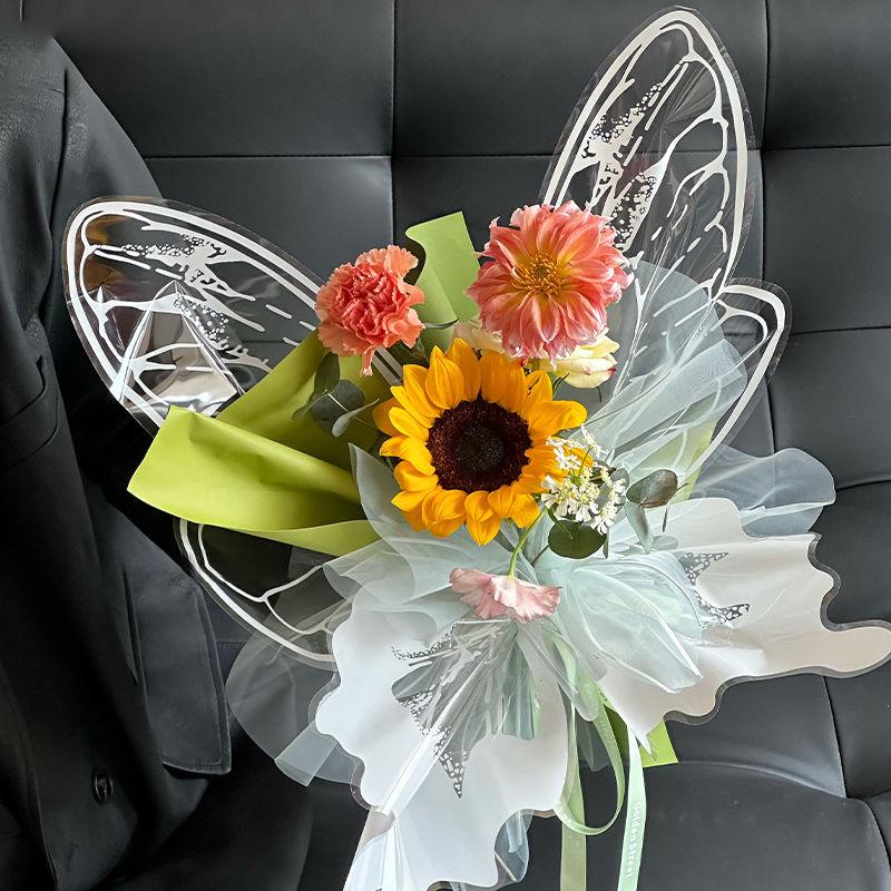 DIY Моделирование Букет Оберточная Бумага Цветочная Оберточная Бумага Netflix Крылья Бабочки