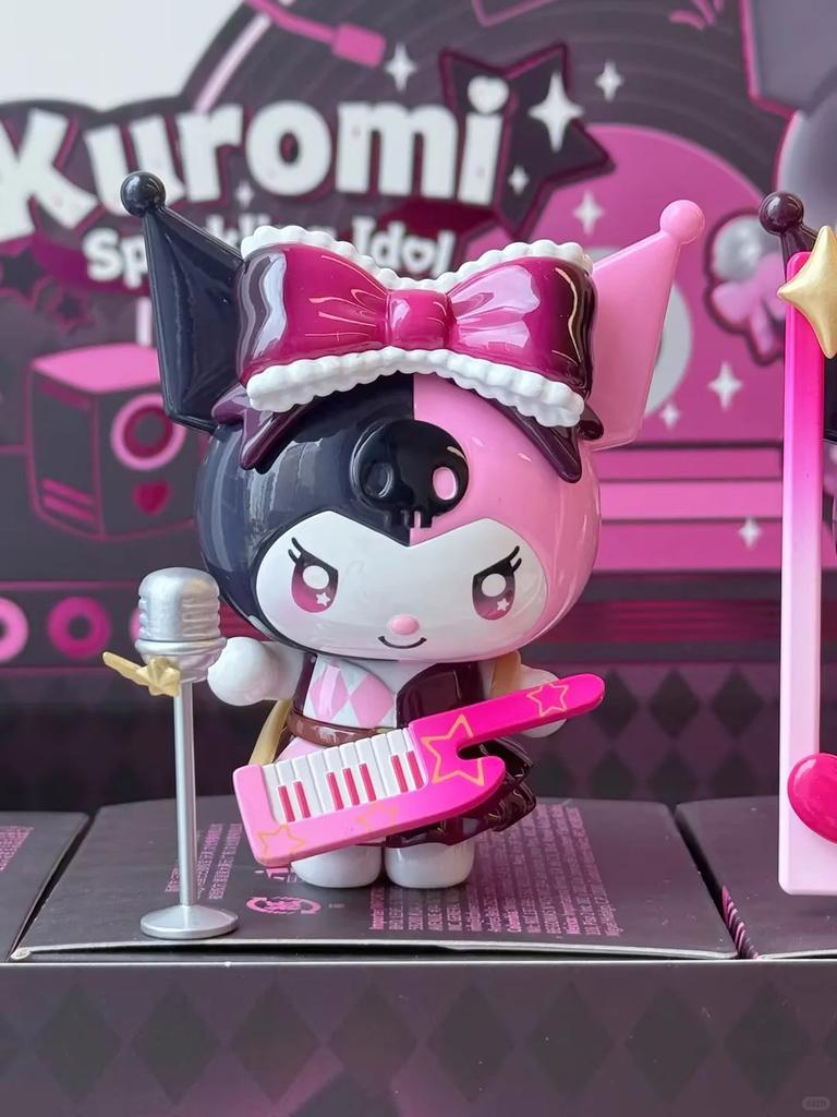 Sanrio Куроми Коллекция Искрящийся Идол Линия Скрытый Кейс Очаровательная Анимационная Фигурка Таинственный Кейс Фигурка Куроми Коллекция Настольный Декор Подарок-Сюрприз