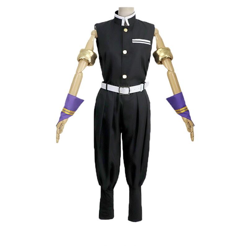 Аниме «Убийцы демонов», сезон 2, Узуи Тенген, карнавальный костюм, черная форма, аксессуары для парика, одежда для Хэллоуина, Рождественской вечеринки, новинка