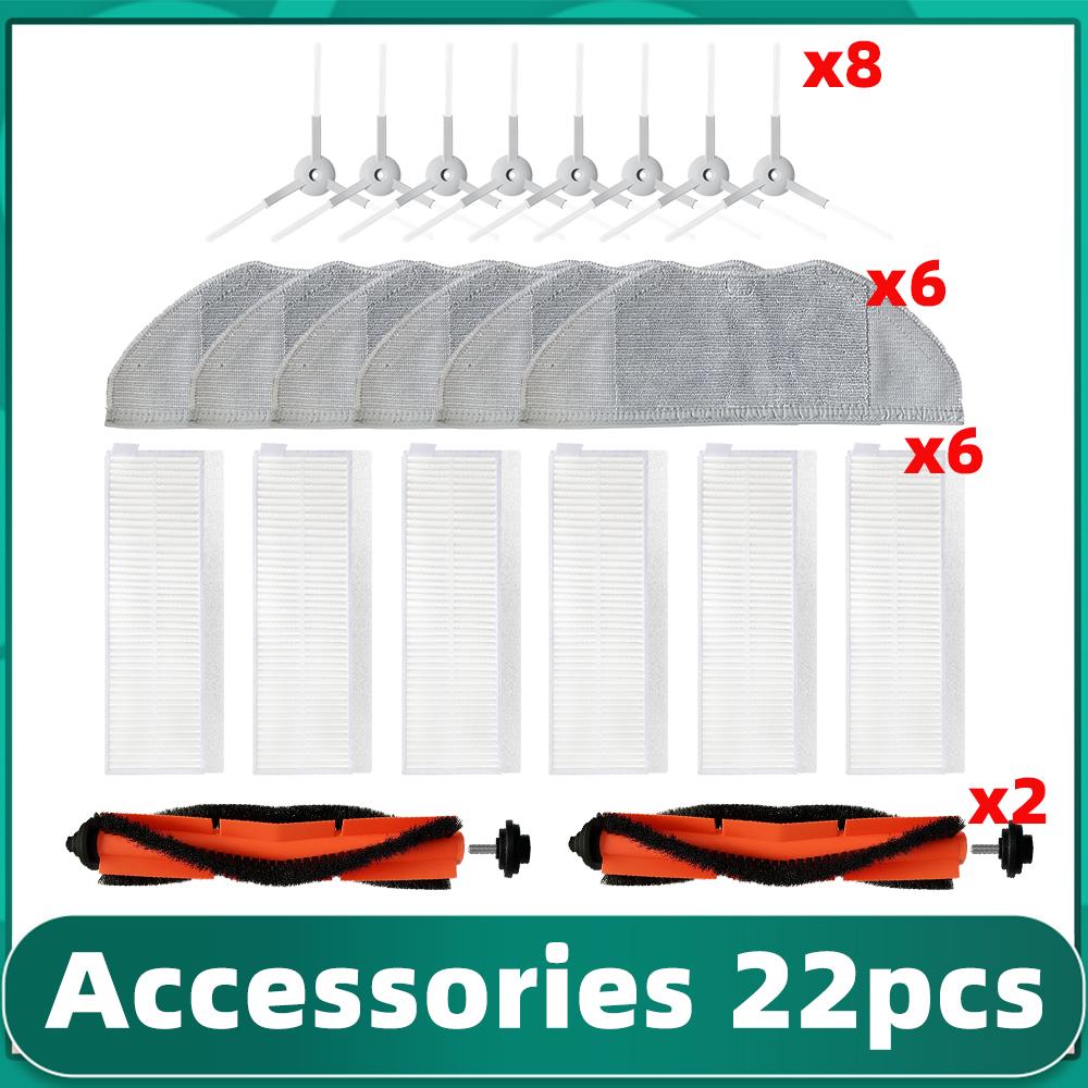 Fit For MJSTG1 Mijia G1 Mi Robot Vacuum-Mop Essential Cleaner Hepa Filter Main Side Brush Mop Rag Replacement Part Accessory